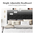 Modern Upholstered King Size Bed | Premium Fabric Bed