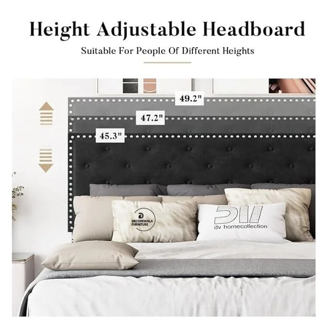 Modern Upholstered King Size Bed | Premium Fabric Bed