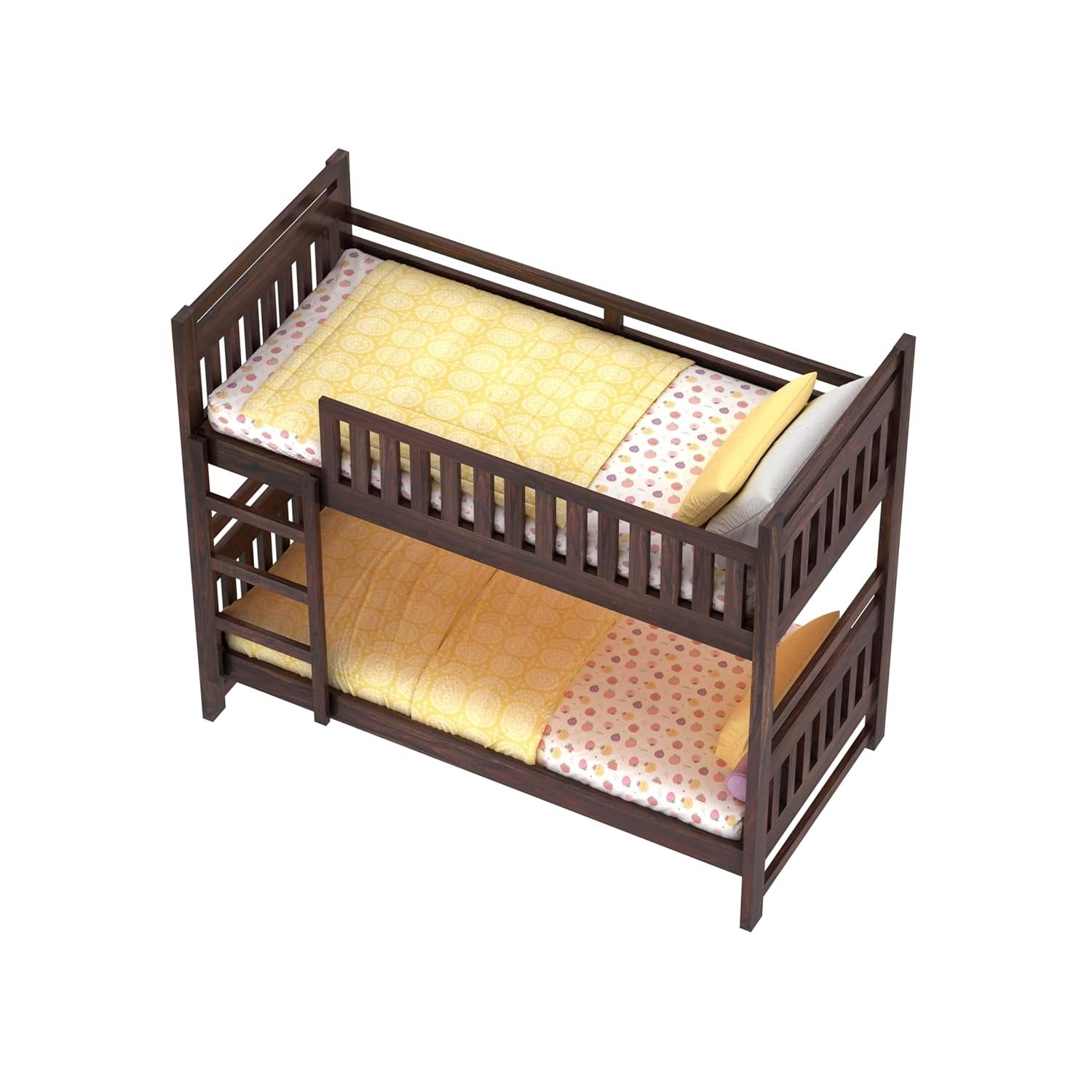 Timblyn Solid Sheesham Wood Bunk Bed (Without Storage)
