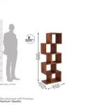 Pagetrax Sheesham Wood Ladder Book Shelf