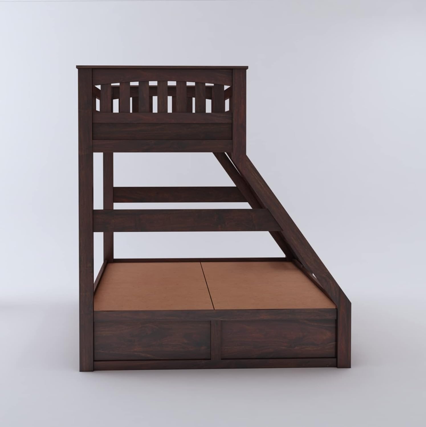 Stackel Solid Sheesham Wood Bunk Bed