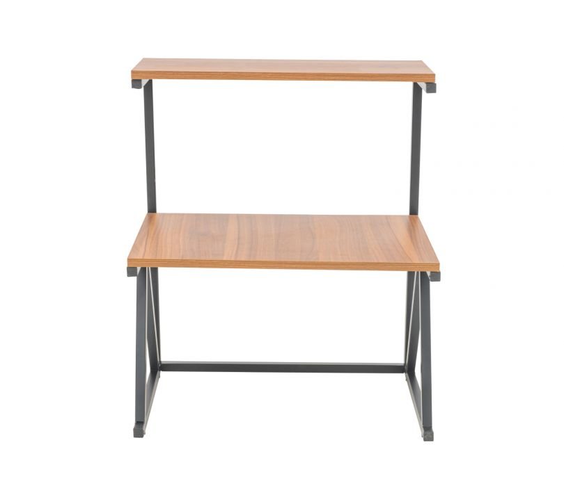 Ascot Engineered Wood Microwave Stand With 2 Tier Kitchen Organizer Storage