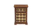 Solid Wood Brass Bedside Table