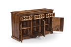Solid Wood Brass Sideboard D