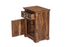 Solid Wood Brass Bedside Table