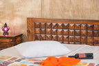 Solid Wood Bowley Bed with Front Open Dual Storage