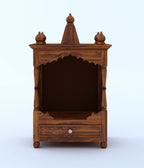 Mandir Design for Home Wooden Temple Modern Pooja unit