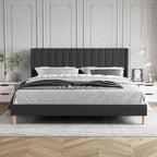 Modern Upholstered King Size Bed | Premium Fabric Bed