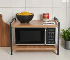 Mivra Microwave Stand With 2-Tier Kitchen Organizer Storage