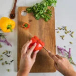 Naturaft Natural Mango Wood Handcrafted Non Slip Chopping Board