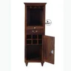 Calgary Solid Wood Bar Cabinet Modern Style