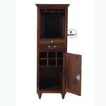 Calgary Solid Wood Bar Cabinet Modern Style