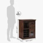 Solid Wood Kuber Bar Modern Style Bar