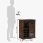 Solid Wood Kuber Bar Modern Style Bar