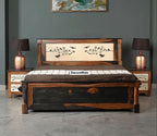 Snooza Solid Wood Hydraulic Storage Bed