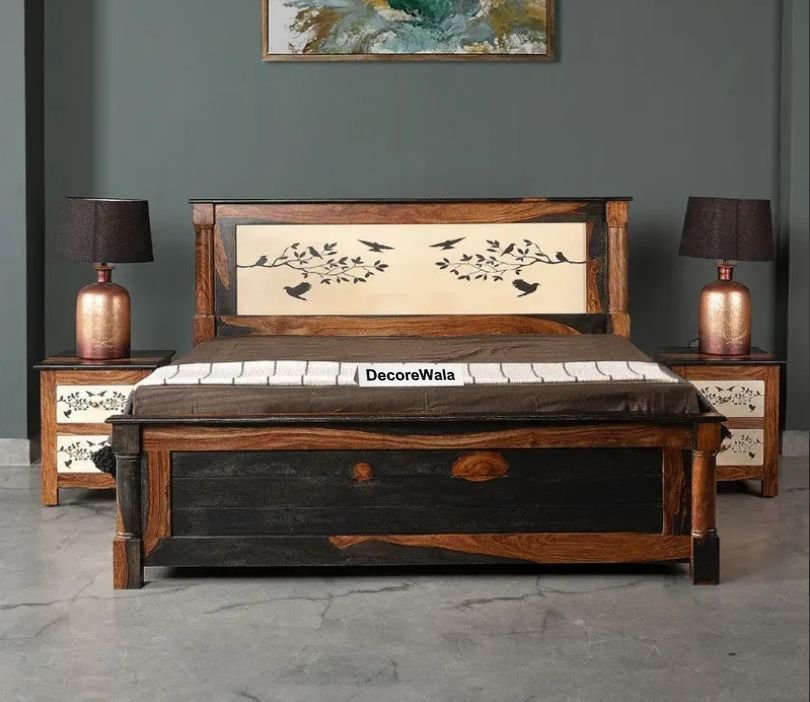 Snooza Solid Wood Hydraulic Storage Bed