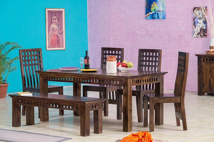 Solid Wood Kuber Dining Set