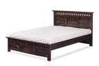 Solid Wood Kuber Bed with Drawer Trolley Storages