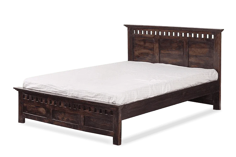 Solid Wood Kuber Bed with Drawer Trolley Storages