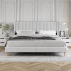 Modern Upholstered King Size Bed | Premium Fabric Bed