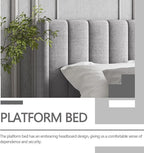Modern Upholstered King Size Bed | Premium Fabric Bed