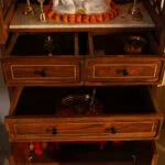 Sheesham Pooja Mandir with Drawer