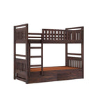 Timblyn Solid Sheesham Wood Bunk Bed (Drawer Storage)