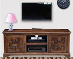 Bandung Solid Wood Two Doors TV Cabinet