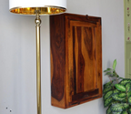 Lorrenzo Foldable Wall Table with Storage