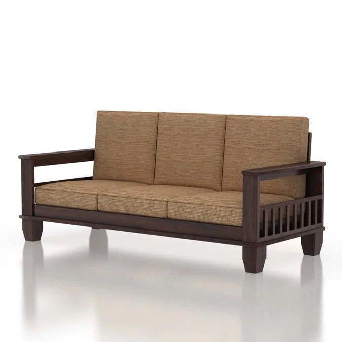 Maharaja Solid Sheesham Wood 5 Seater Sofa Set 3+2
