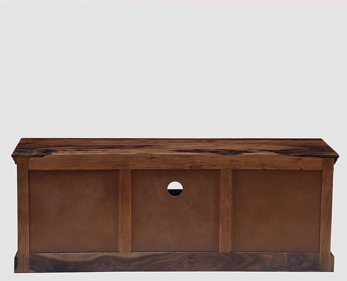 Bandung Solid Wood Two Doors TV Cabinet