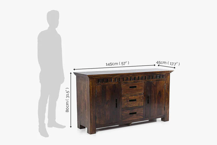 Solid Wood Kuber Sideboard