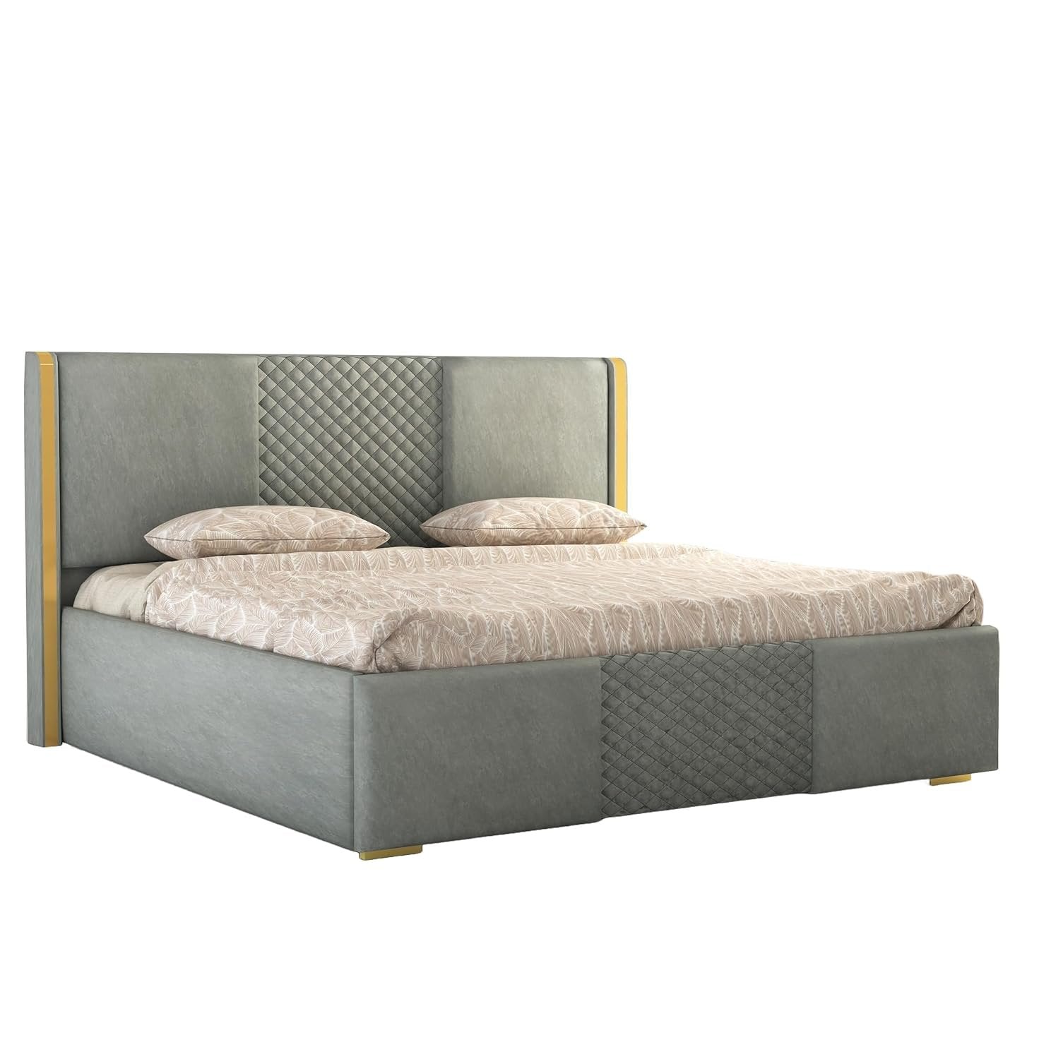Premium Upholstered Bed With Storage