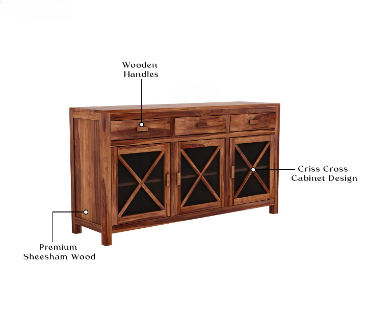 Montillo Sheesham wood Sideboard and Cabinet