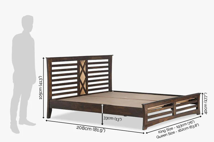 Lumbora Solid Wood Bed from Home