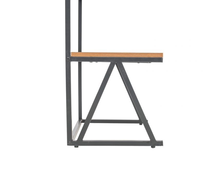 Ascot Engineered Wood Microwave Stand With 2 Tier Kitchen Organizer Storage