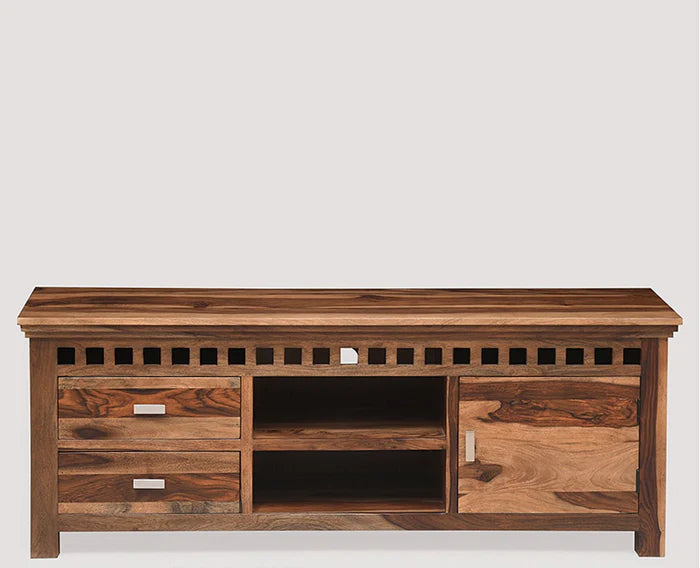 Dhaka Solid Wood Two Doors & Door Tv Cabinet