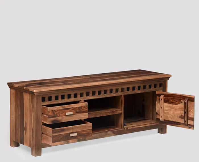 Dhaka Solid Wood Two Doors & Door Tv Cabinet