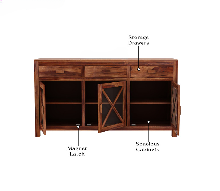 Montillo Sheesham wood Sideboard and Cabinet