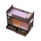Timblyn Solid Sheesham Wood Bunk Bed (Drawer Storage)