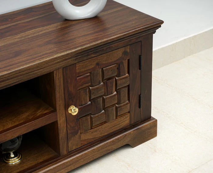 Pune Sheesham Wood Two Door TV Cabinet