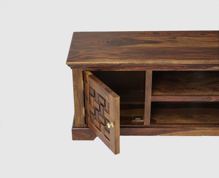 Pune Sheesham Wood Two Door TV Cabinet