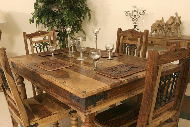 Solid Wood Jali Dining Set