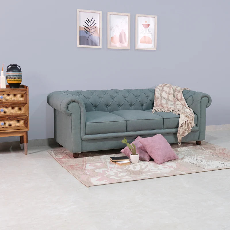 Bellasso 3 Seater Sofa In Premium Lethrite Babric
