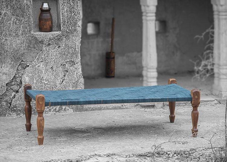 Solid Wood Rajasthani Charpai Bed