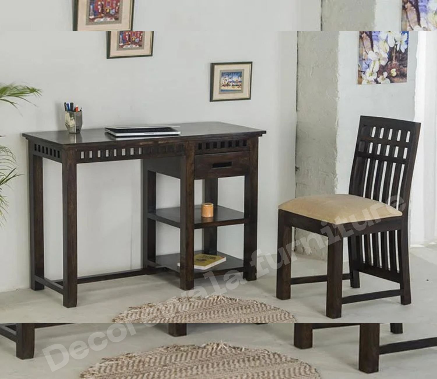 Glosswood kuber Writing / Study Table