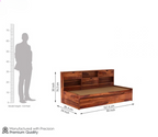 Noko Elegant Solid Wood Trundle Bed for Kids