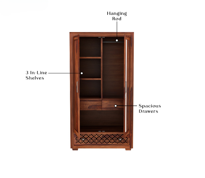 Velix 2 Door Wardrobe with Mirror