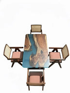 epoxy dining table