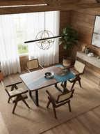 epoxy dining table